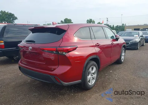 2021 Toyota Highlander Le from USA, damaged, VIN 5TDZZRAH2MS044221